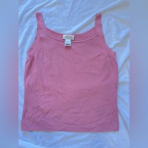 Vintage 90s Talbots Square Neck Tank Knit